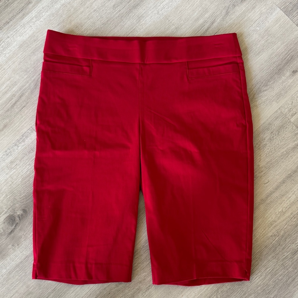 Briggs New York Vibrant Red Women's Bermudas